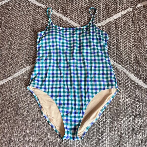 Amazon Essentials Gingham One piece sz XL - Picture 1 of 4